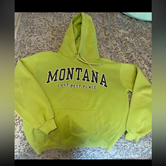 Green Montana Hoodie - Picture 1 of 4